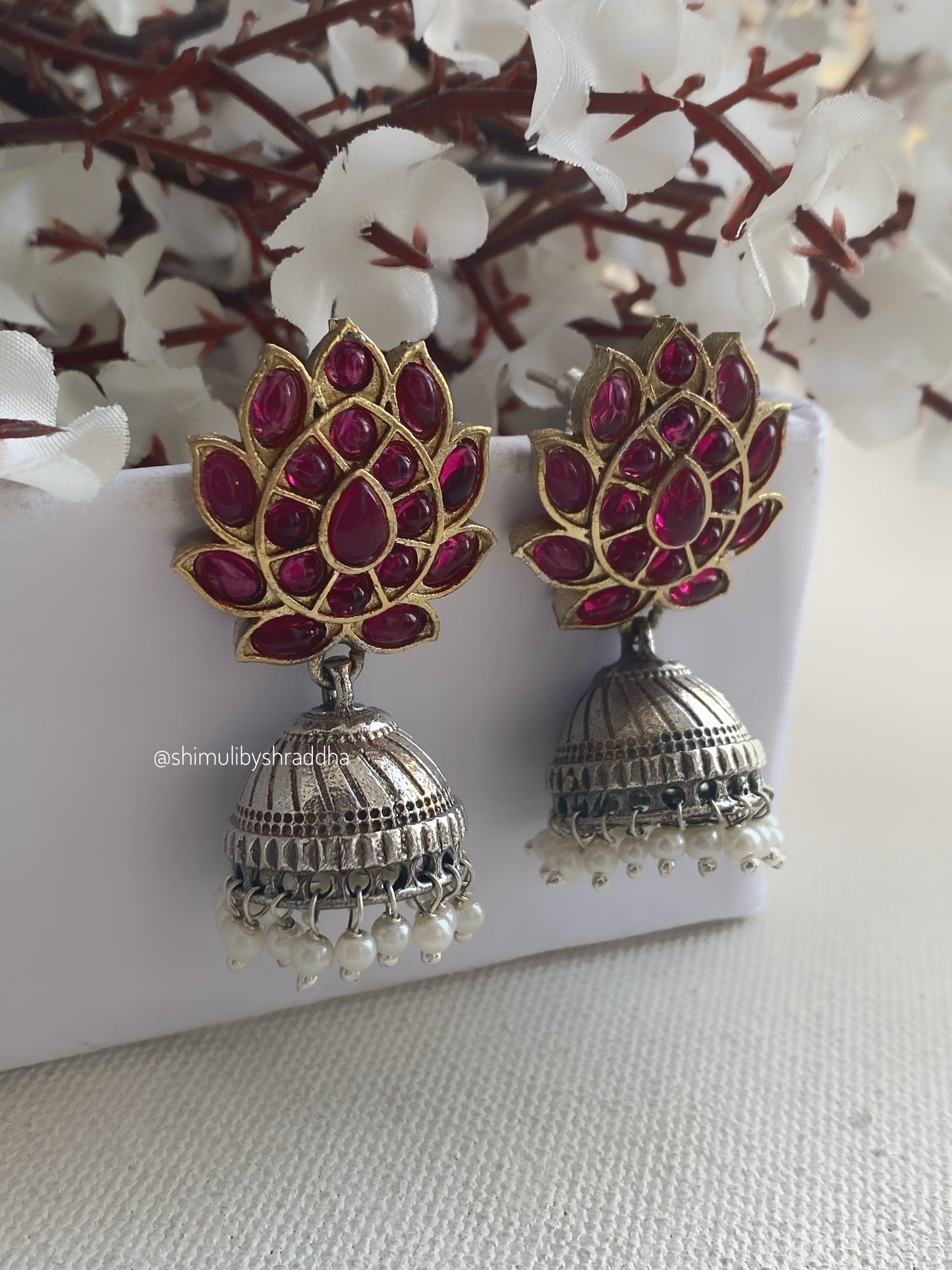 LOTUS DUAL TONE JHUMKA