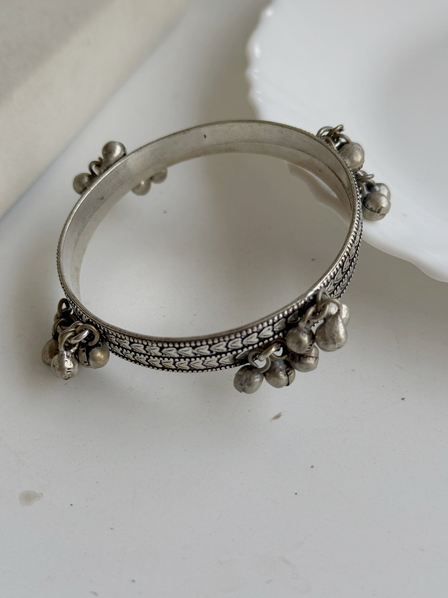 OXIDISED GHUNGHAROO BANGLE