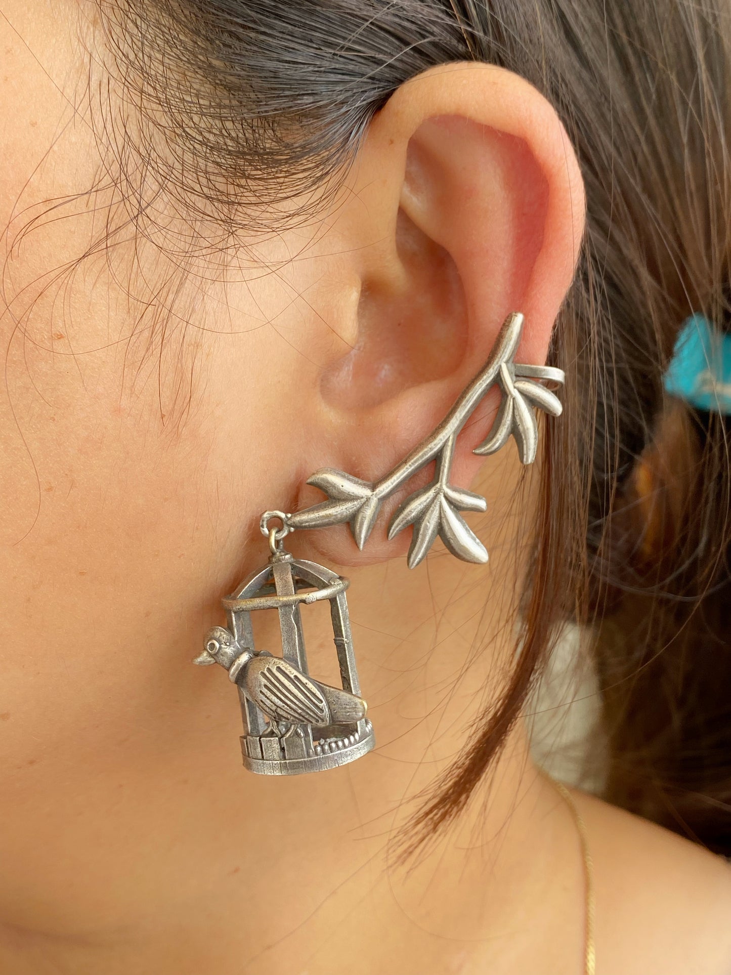 PAKHI PINJRA CUFF EARRINGS