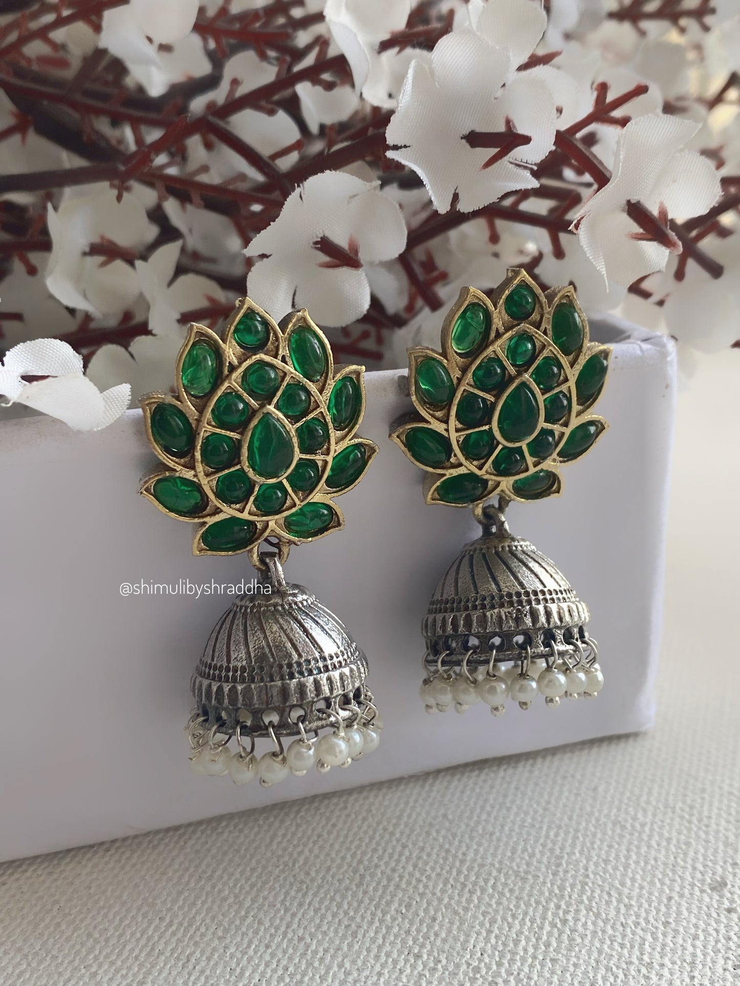 LOTUS DUAL TONE JHUMKA