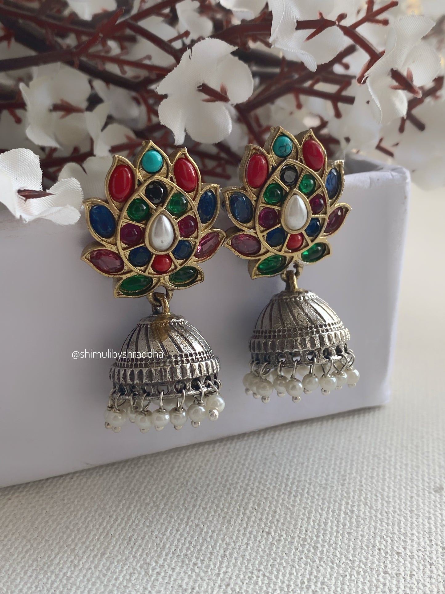 LOTUS DUAL TONE JHUMKA