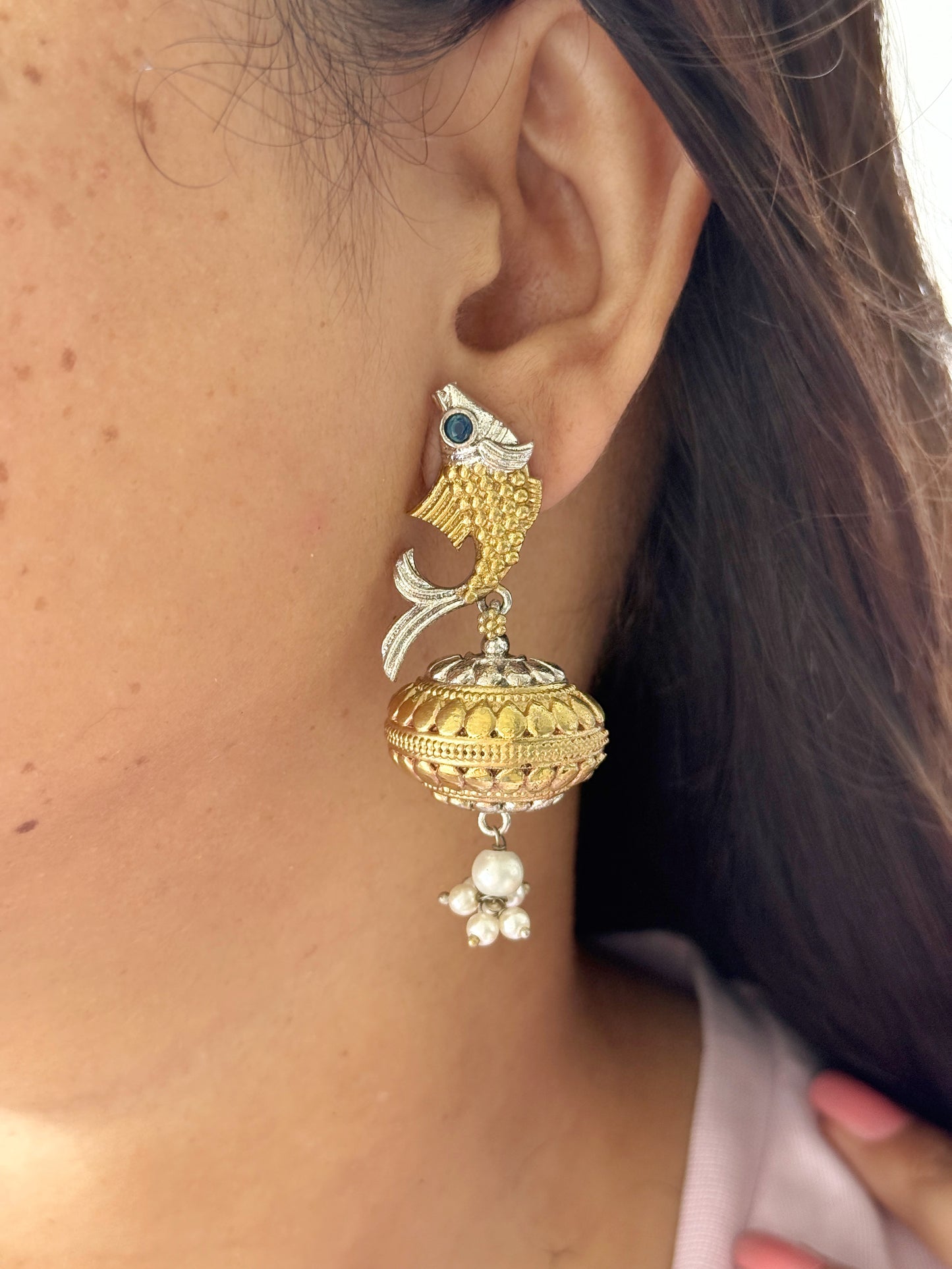 MEGHNA DUAL TONE JHUMKA