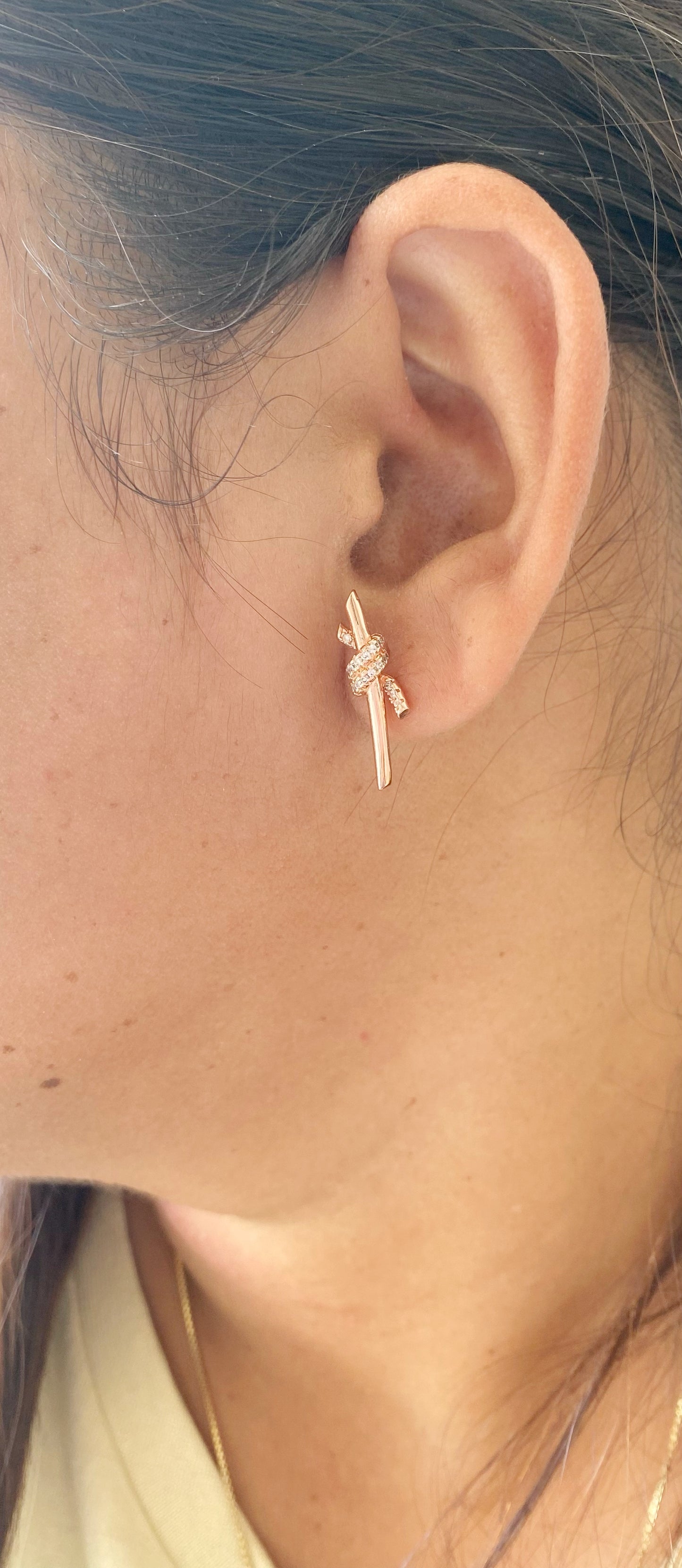 KNOT FOR ME STUD EARRINGS