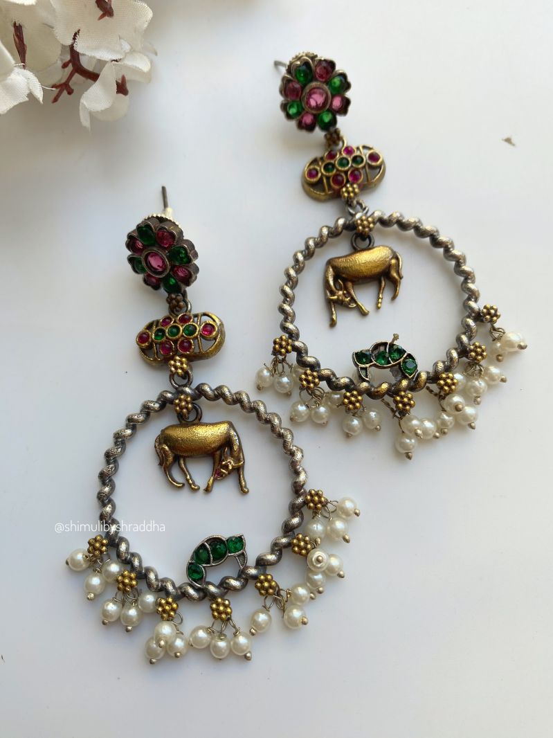 NITARA DUAL TONE CHANDBALI