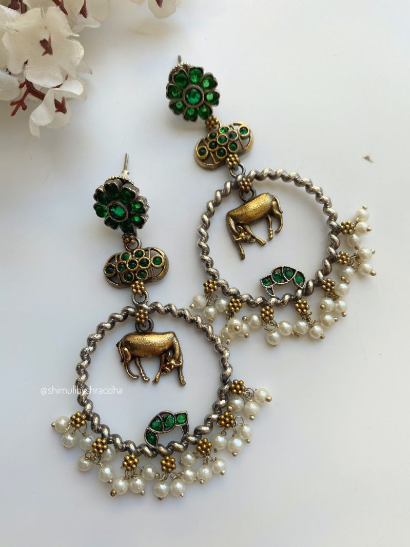 NITARA DUAL TONE CHANDBALI