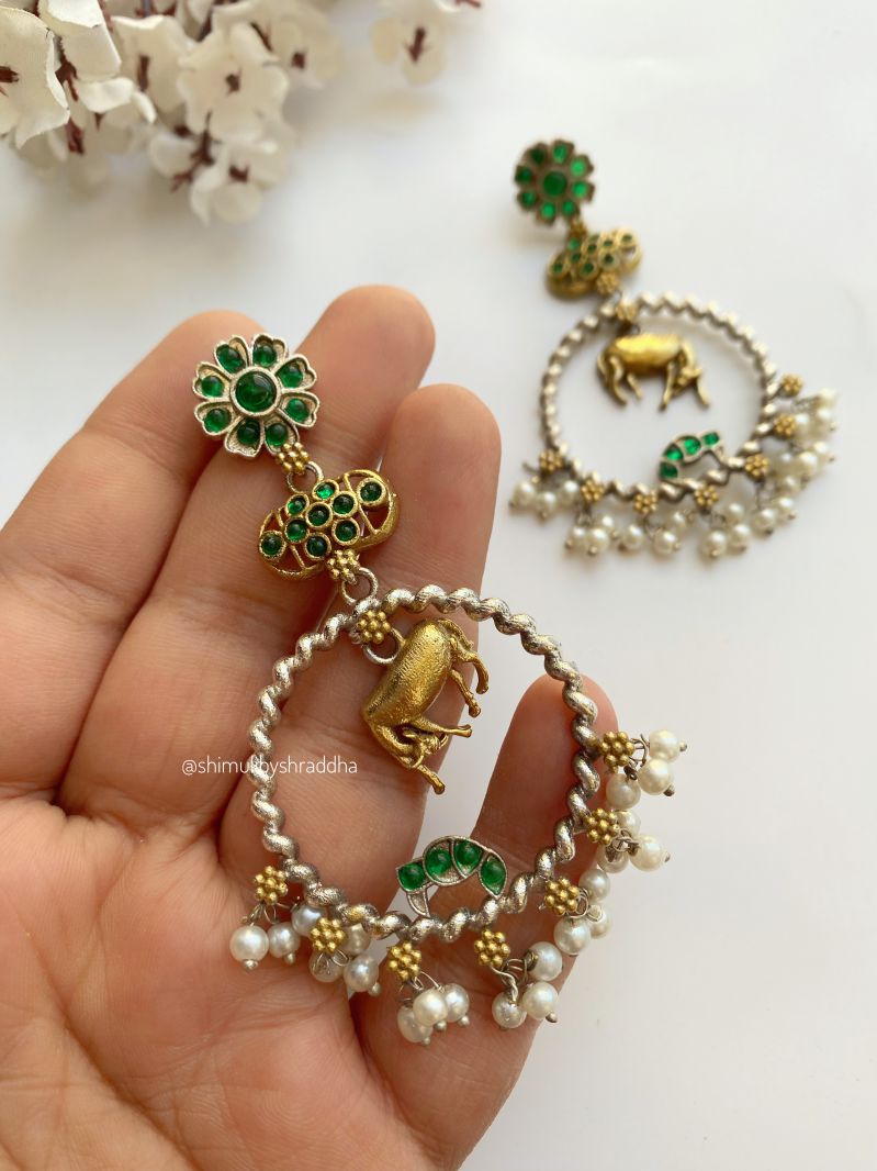 NITARA DUAL TONE CHANDBALI