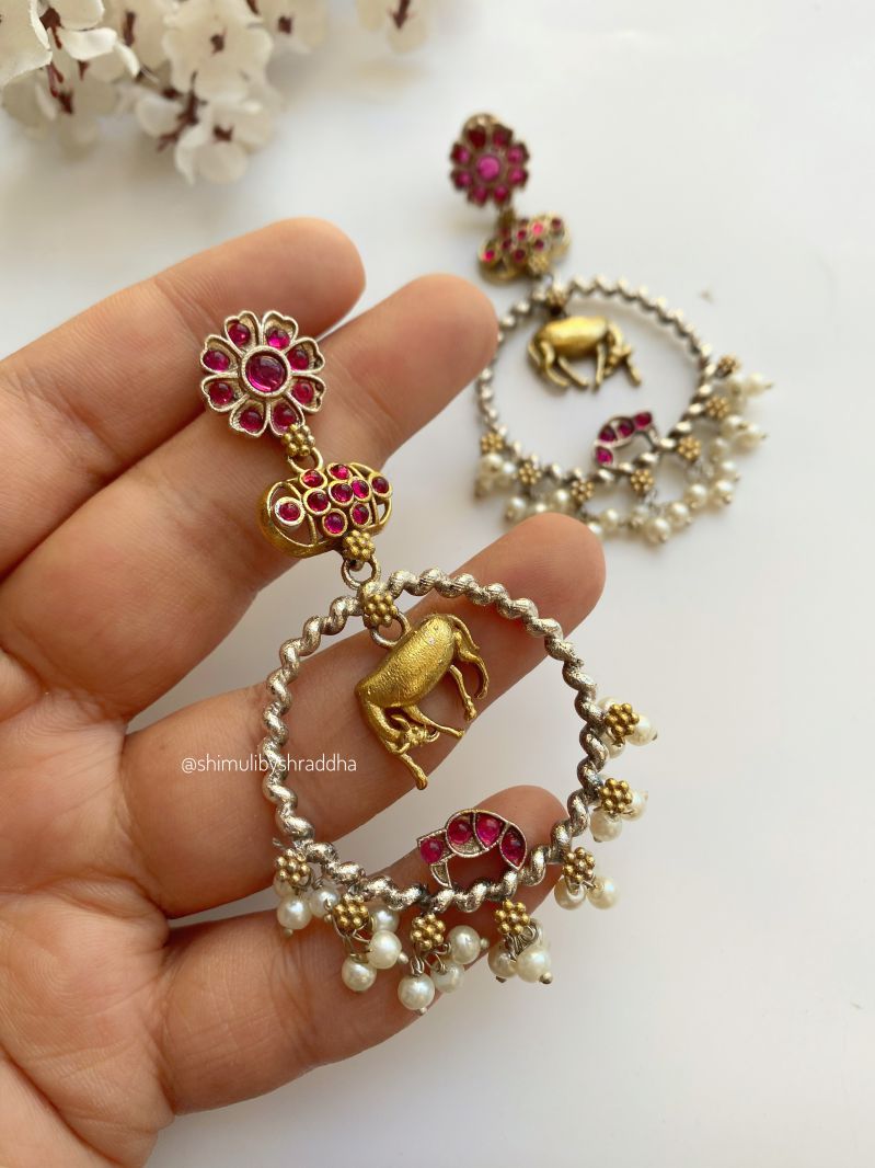 NITARA DUAL TONE CHANDBALI