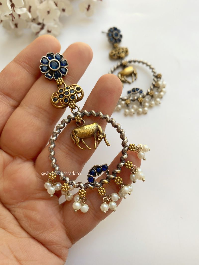 NITARA DUAL TONE CHANDBALI