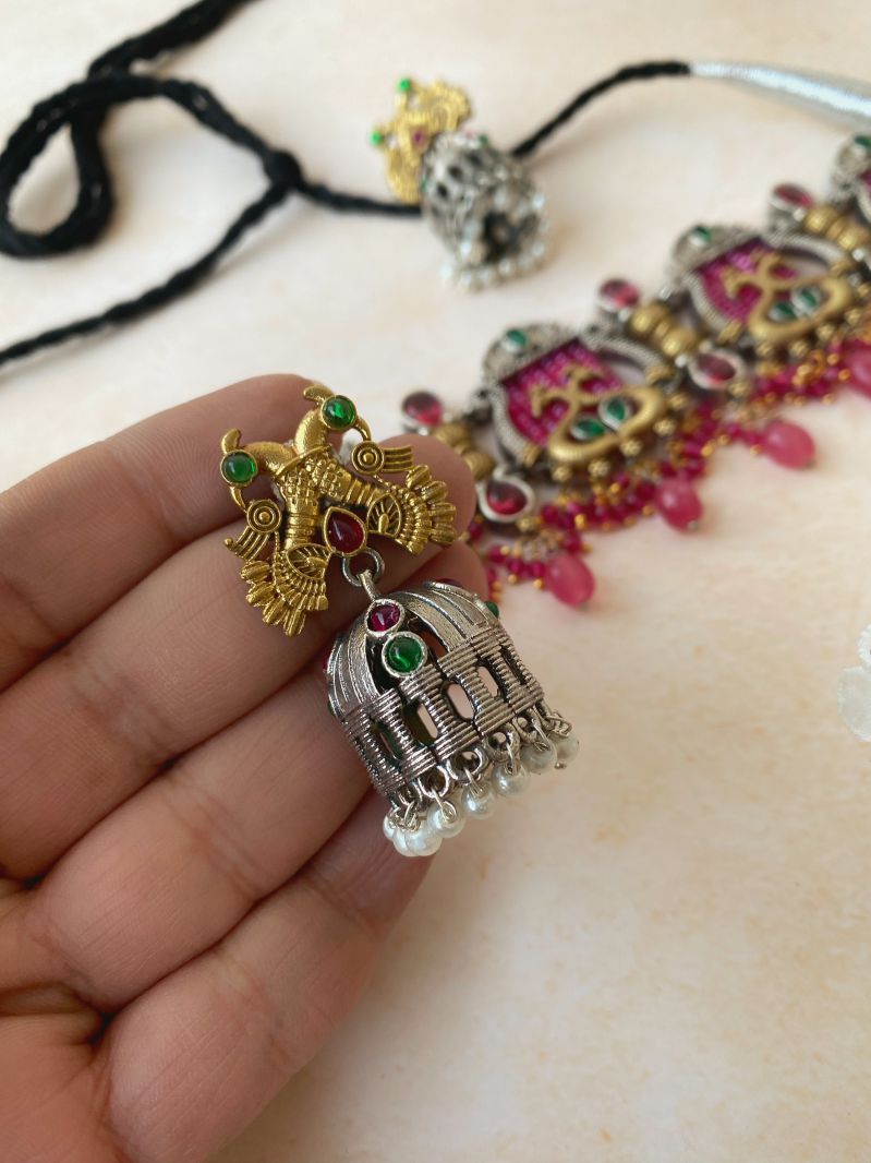 NEELIMA DUAL TONE CHOKER SET