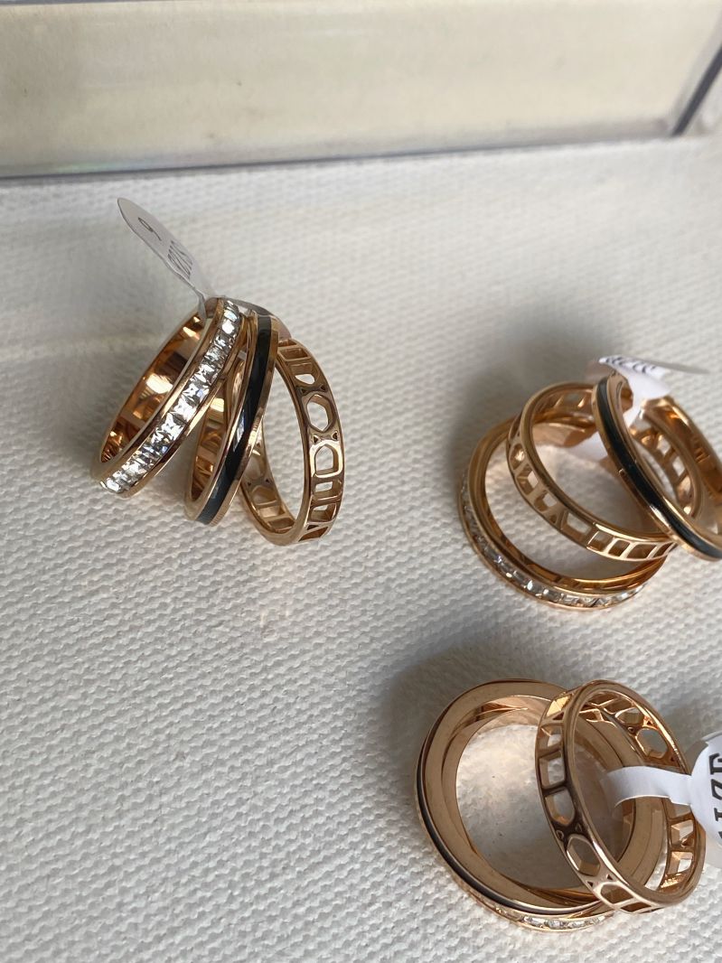 RIVERR BAND RINGS (SET OF 3)