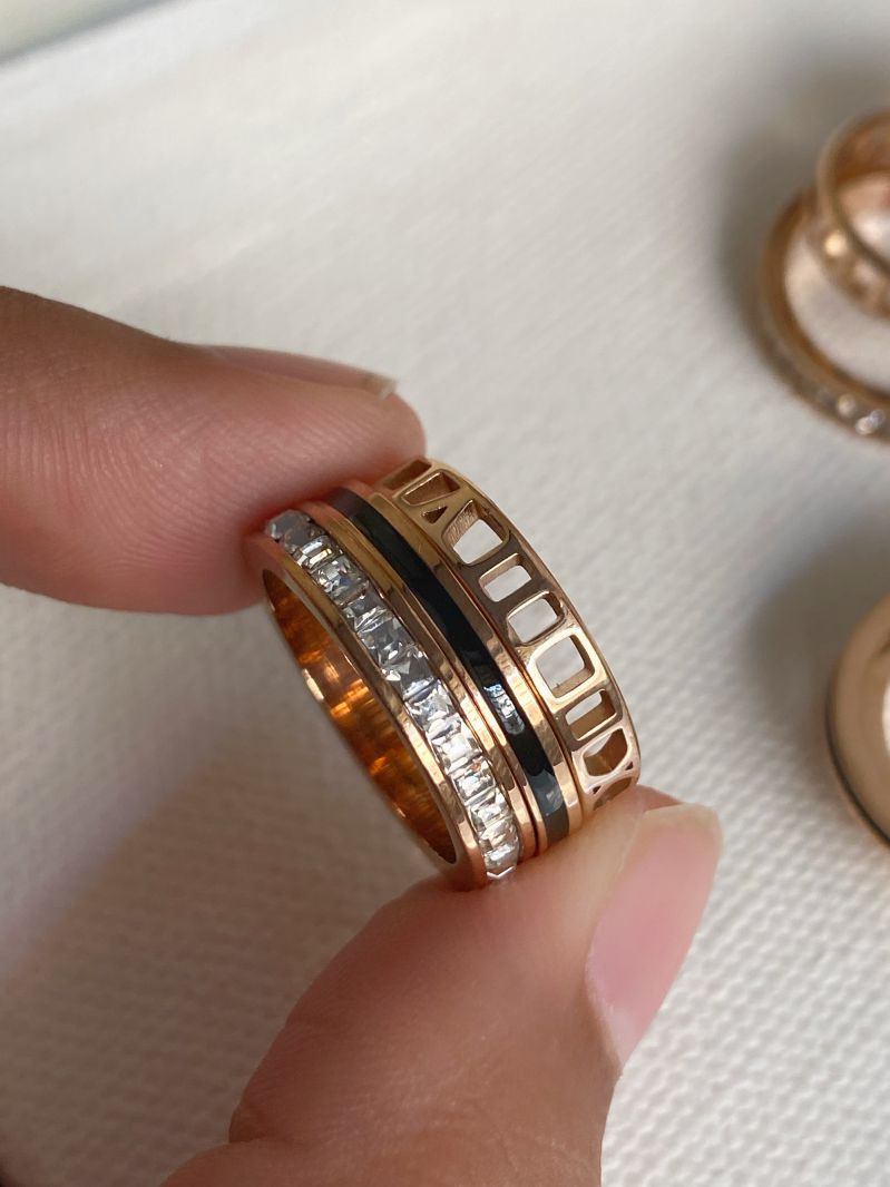 RIVERR BAND RINGS (SET OF 3)