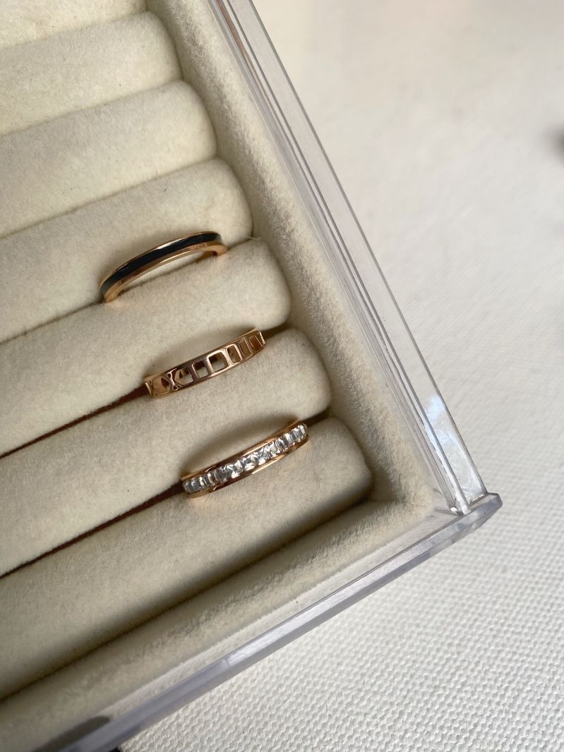 RIVERR BAND RINGS (SET OF 3)