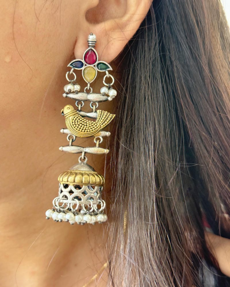 CHARVI DUAL TONE JHUMKA