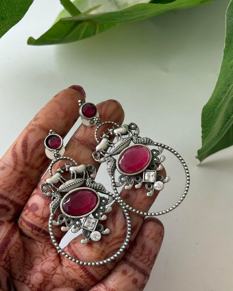 GAMINI STONE EARRINGS