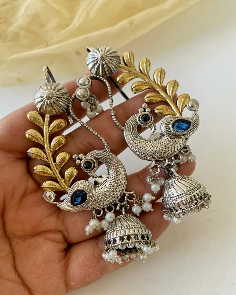 MAYURI DUAL TONE CUFF JHUMKA