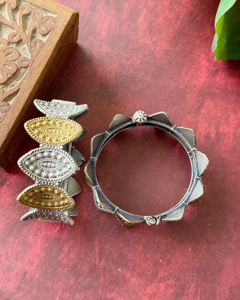 KAMAL DUAL TONE OPENABLE BANGLE