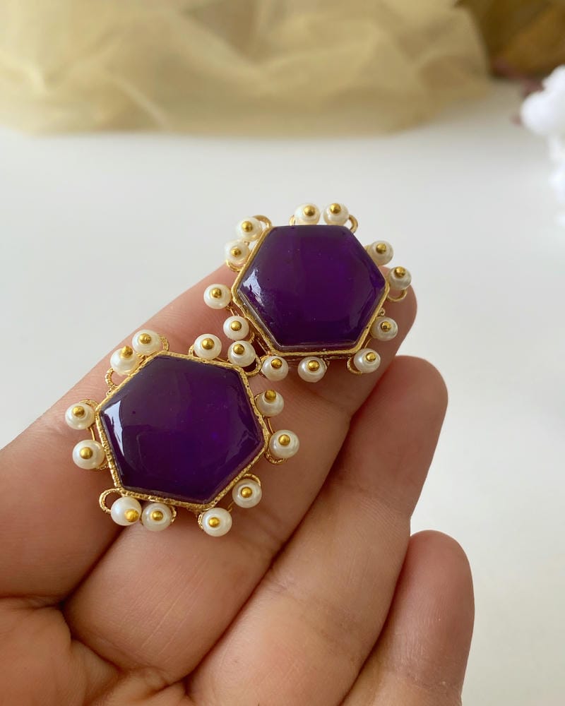 MEERA MOISSANITE STUDS