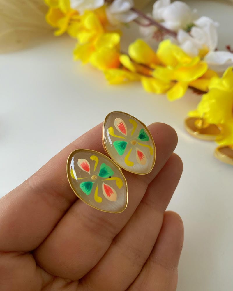 MEENAKARI STUD EARRINGS