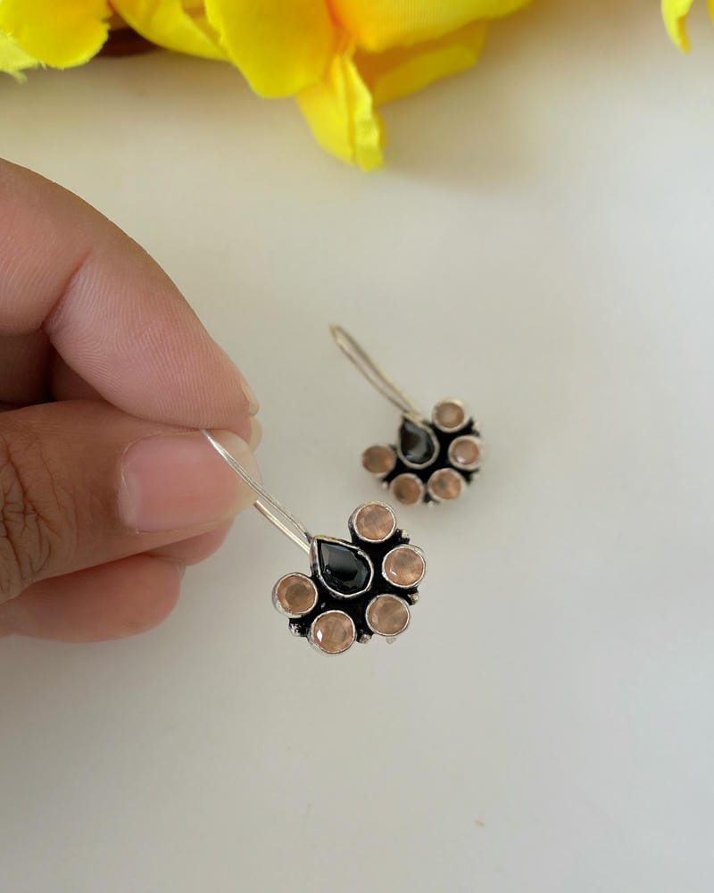 GERMAN SILVER HOOK EARRINGS