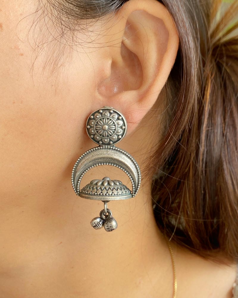 SILVERLOOKALIKE EARRINGS