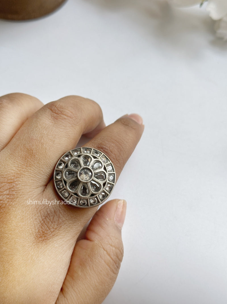 MEERA STONE ADJUSTABLE RINGS