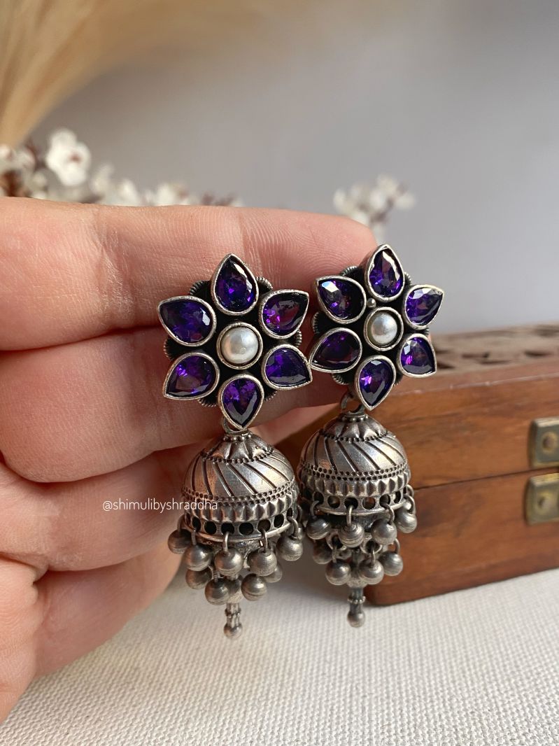 MRUDULA FLOWER JHUMKA