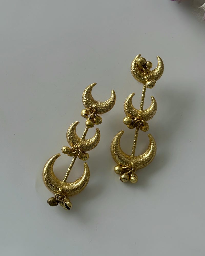 BRASS GHUNGHAROO EARRINGS