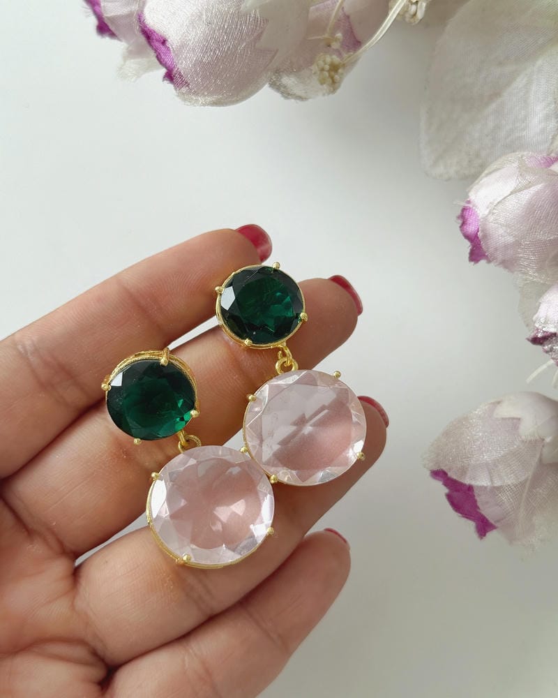 BRASS STONE DANGLERS