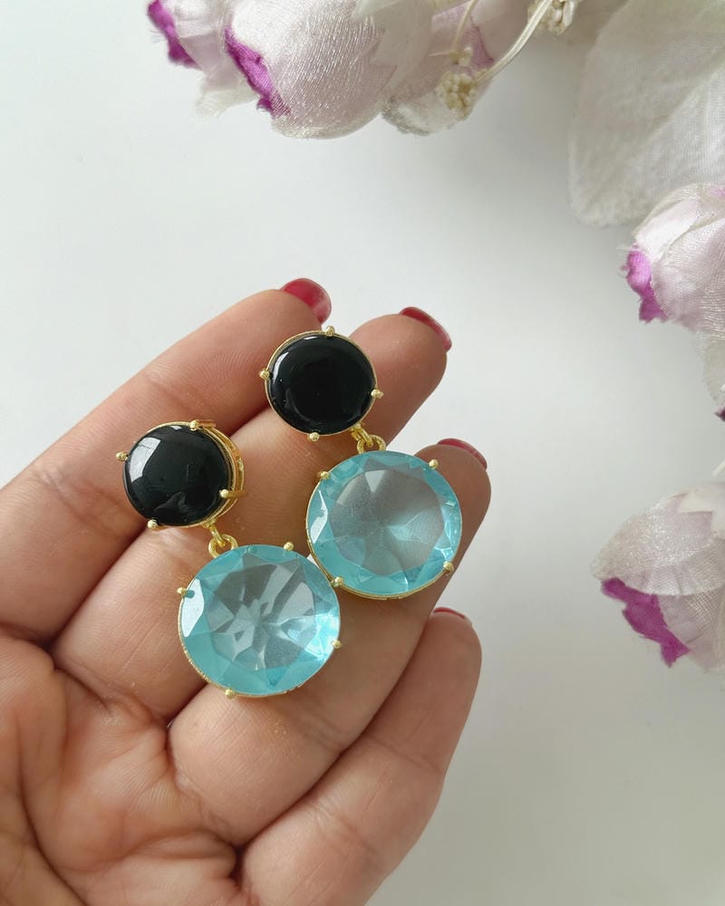 BRASS STONE DANGLERS