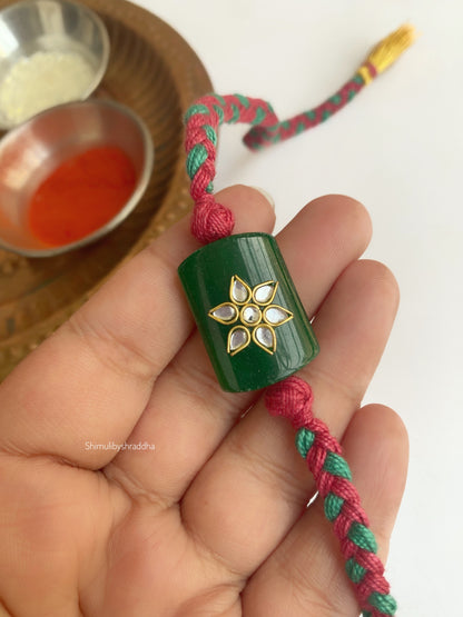 Natural stone rakhi