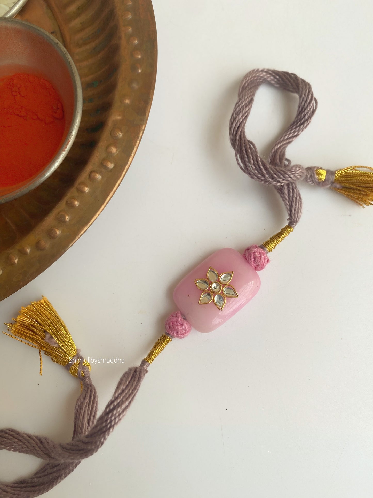 Natural stone rakhi