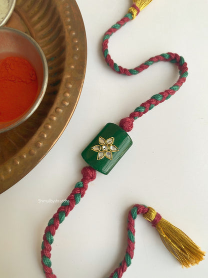 Natural stone rakhi