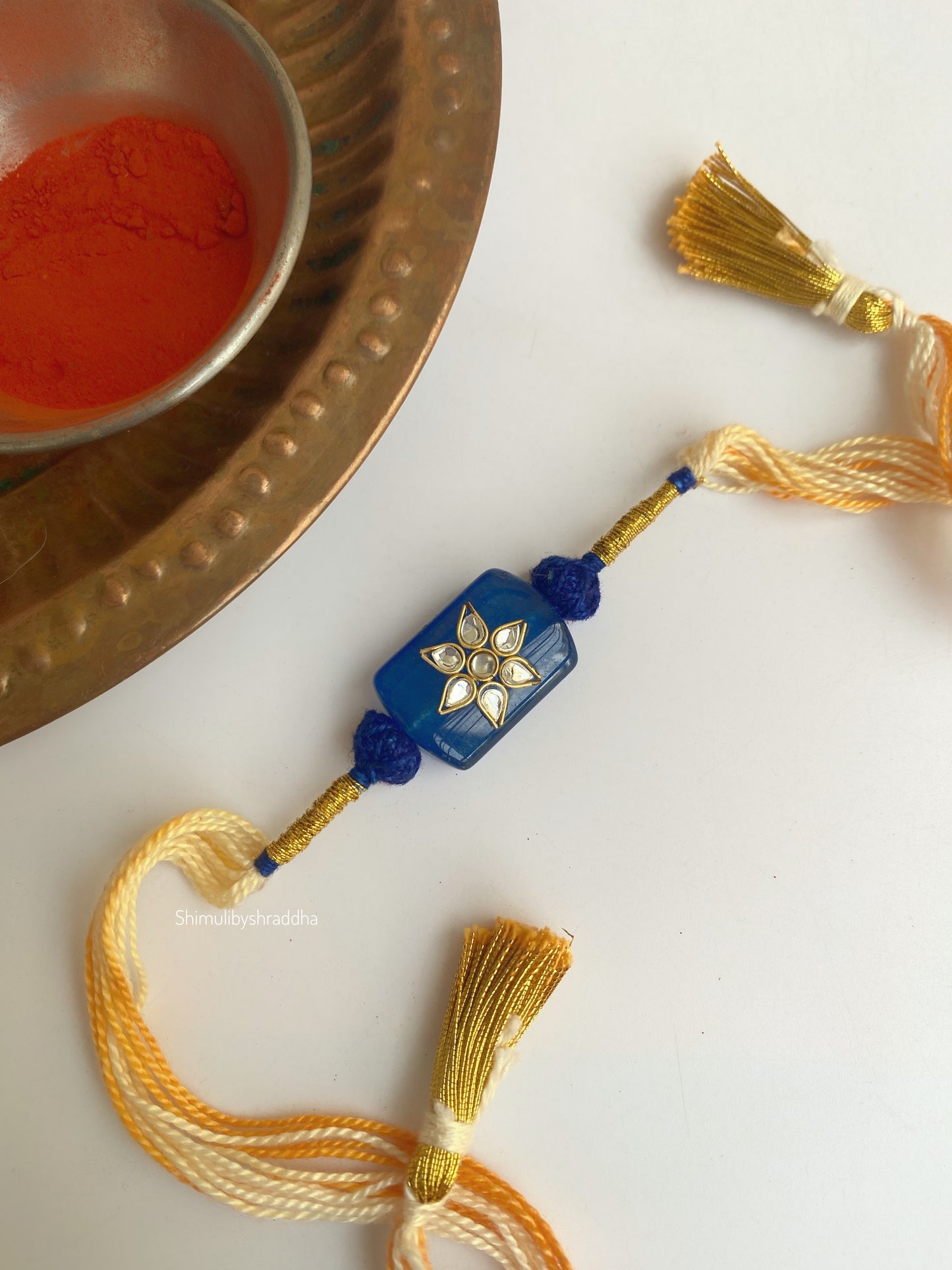 Natural stone rakhi