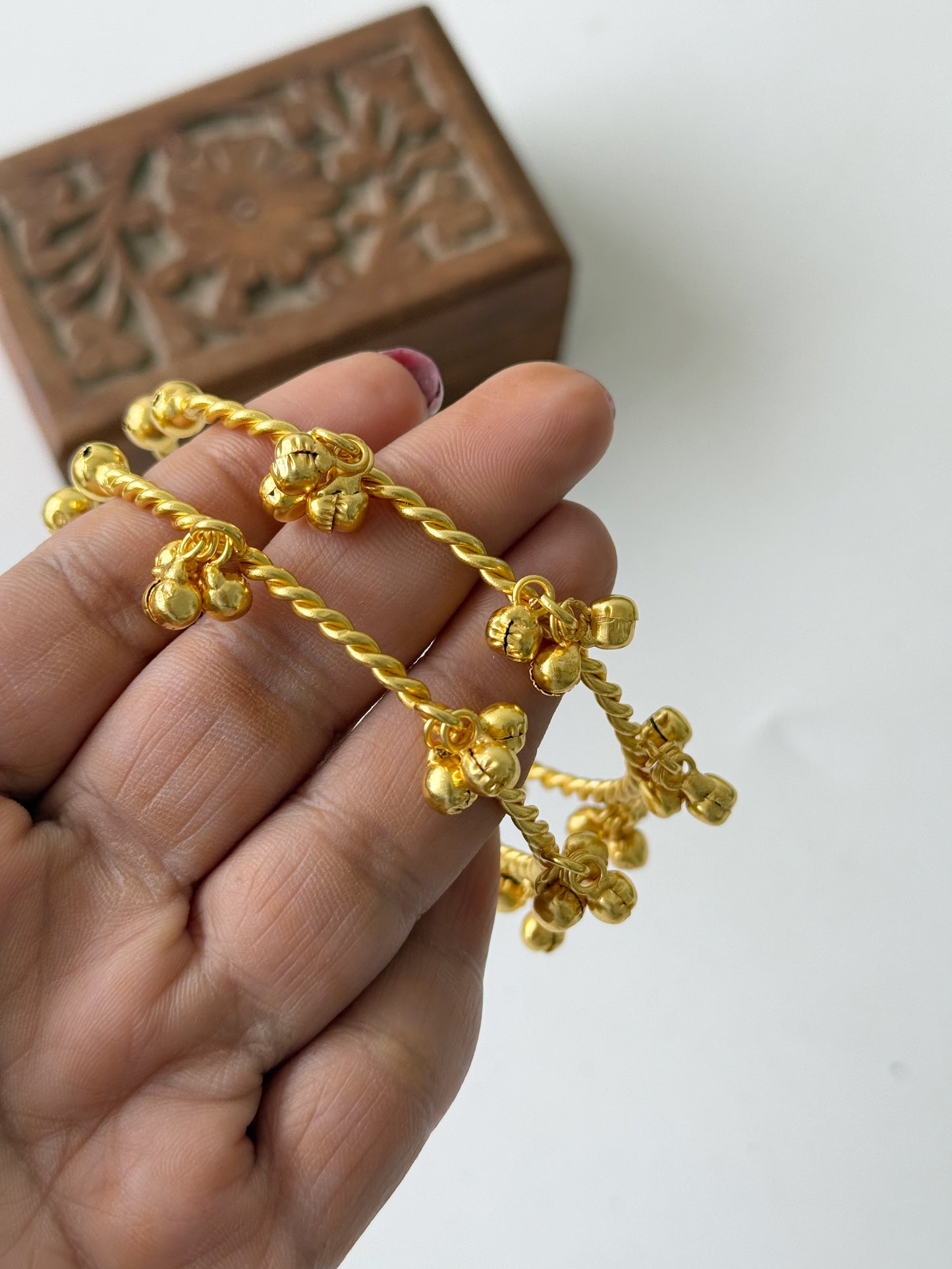 GHUNGHAROO CUFF BANGLES