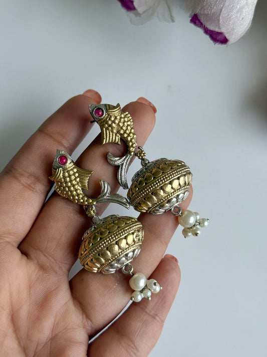 MEGHNA DUAL TONE JHUMKA