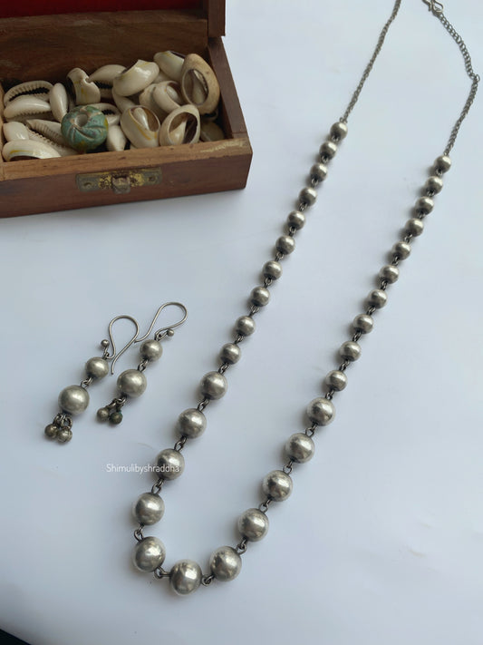 BASIC BALL NECKLACE SET