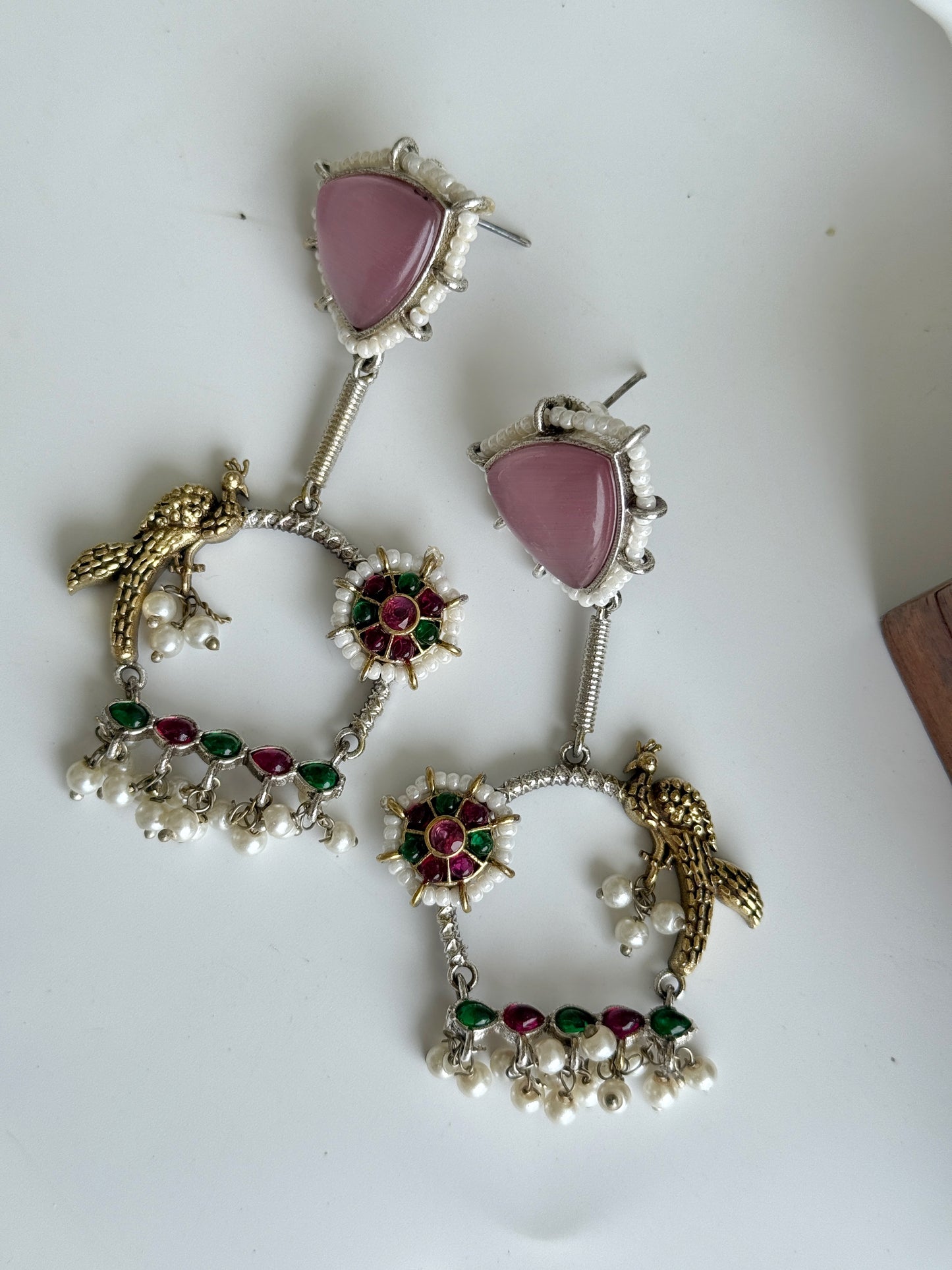 PARIZAAD DUAL TONE EARRINGS