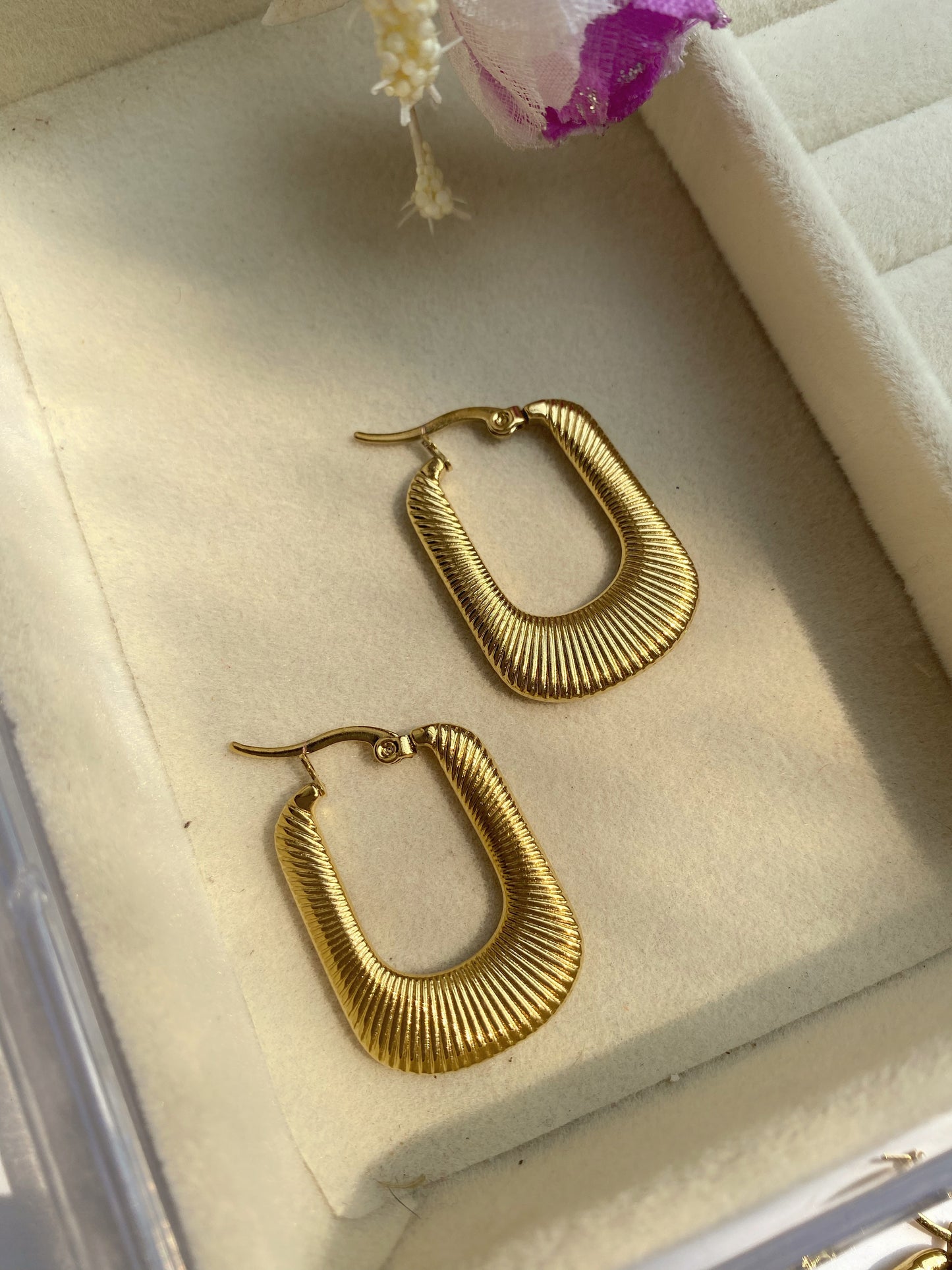 BRIANNA GOLD HOOPS