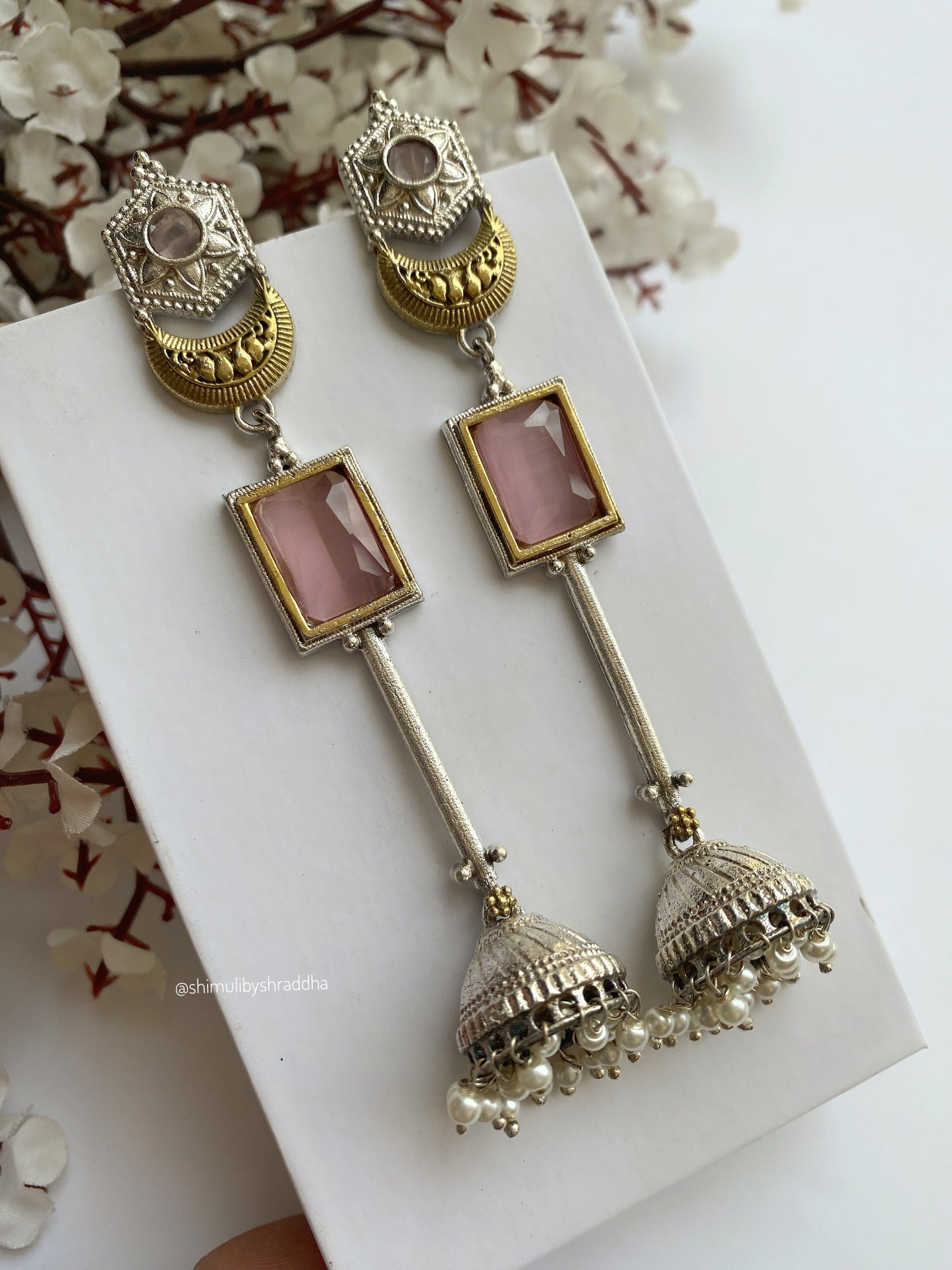 KAVITA DUAL TONE EARRINGS