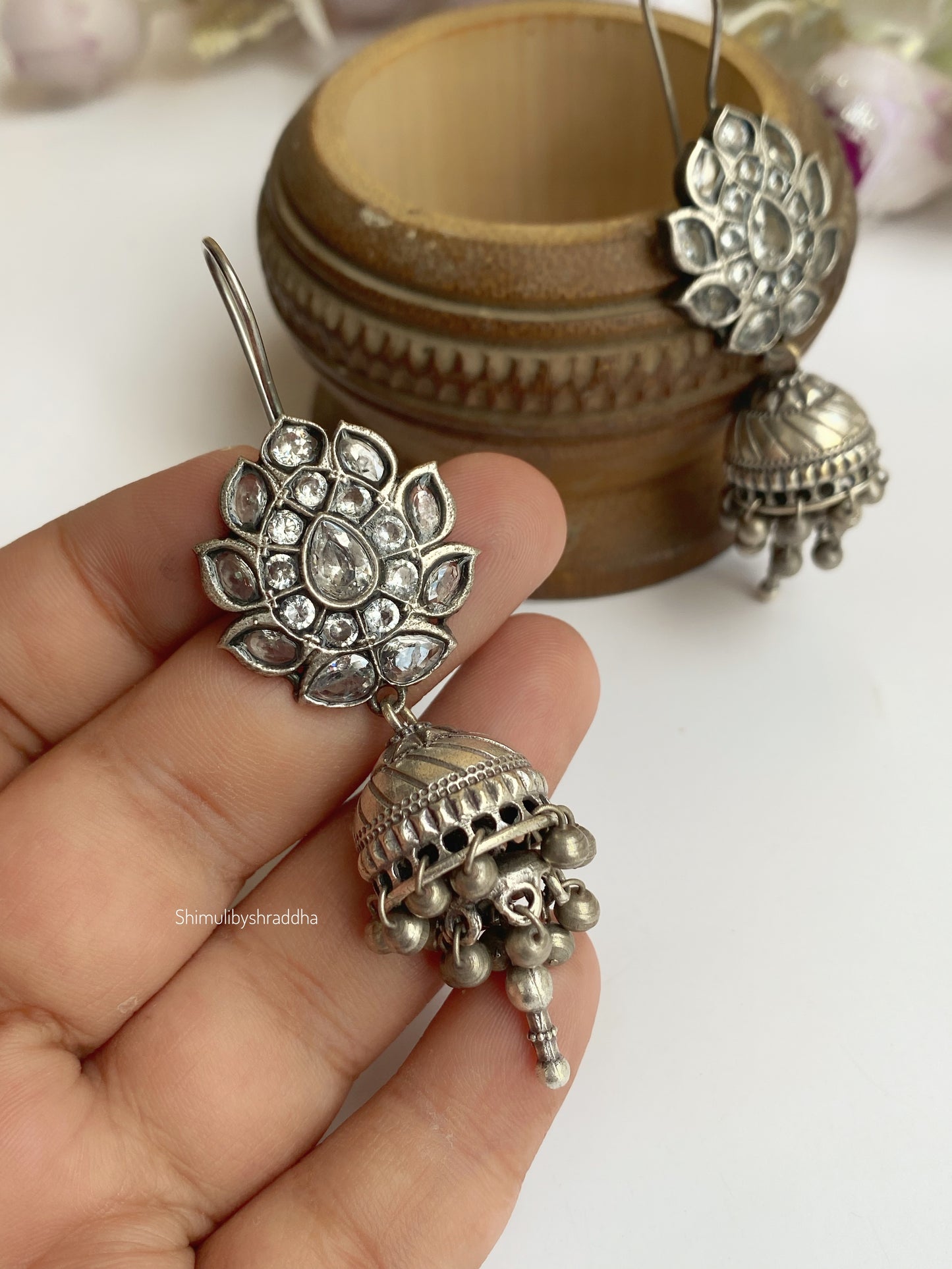 MADHURI LOTUS JHUMKA