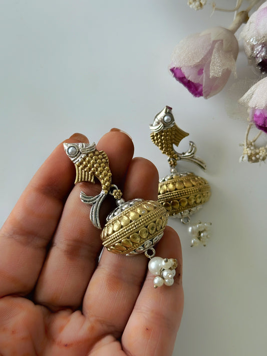 MEGHNA DUAL TONE JHUMKA