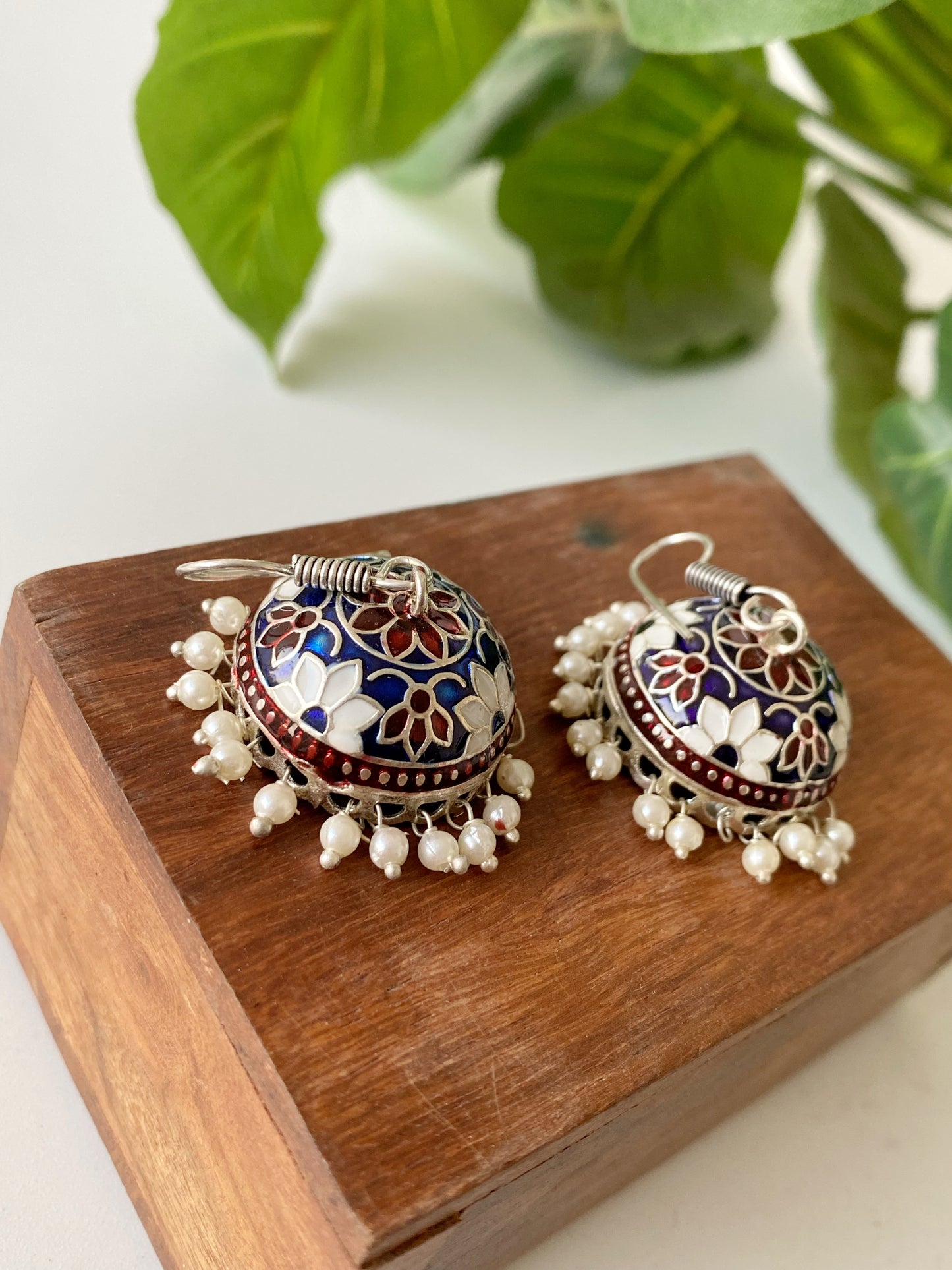 COLORFUL MEENAKARI JHUMKA