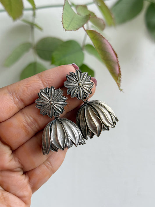 LOTUS PETAL JHUMKA