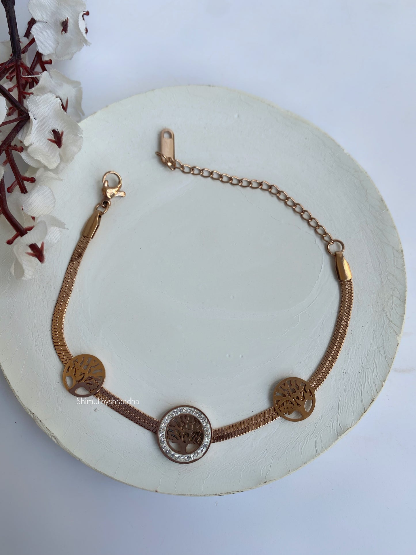 LINDA HOPE BRACELET - ROSE GOLD