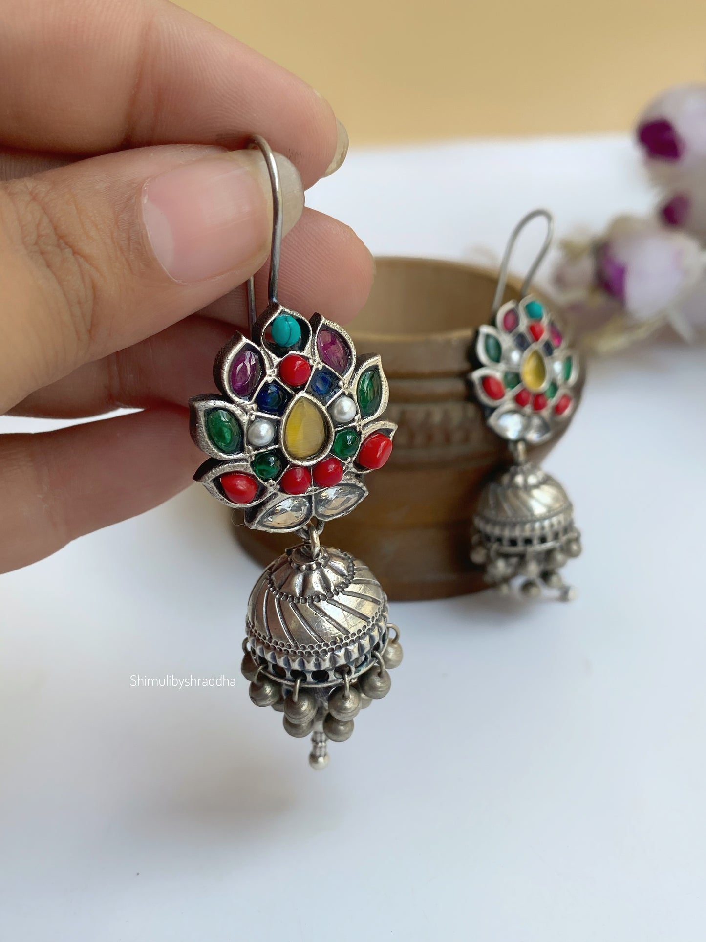 MADHURI LOTUS JHUMKA