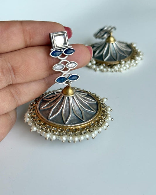 KAMAKSHI DUAL TONE JHUMKA