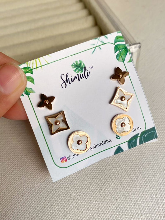 STUD EARRINGS SET