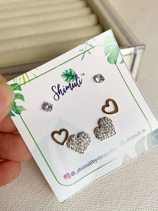 STUD EARRINGS SET