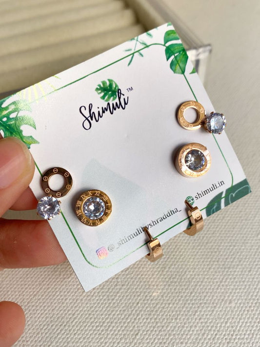 STUD EARRINGS SET