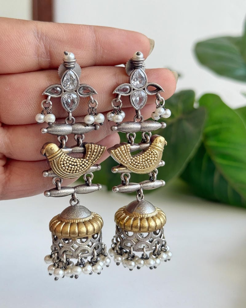 CHARVI DUAL TONE JHUMKA
